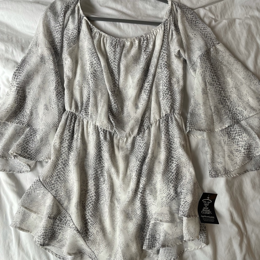 Off the shoulder romper